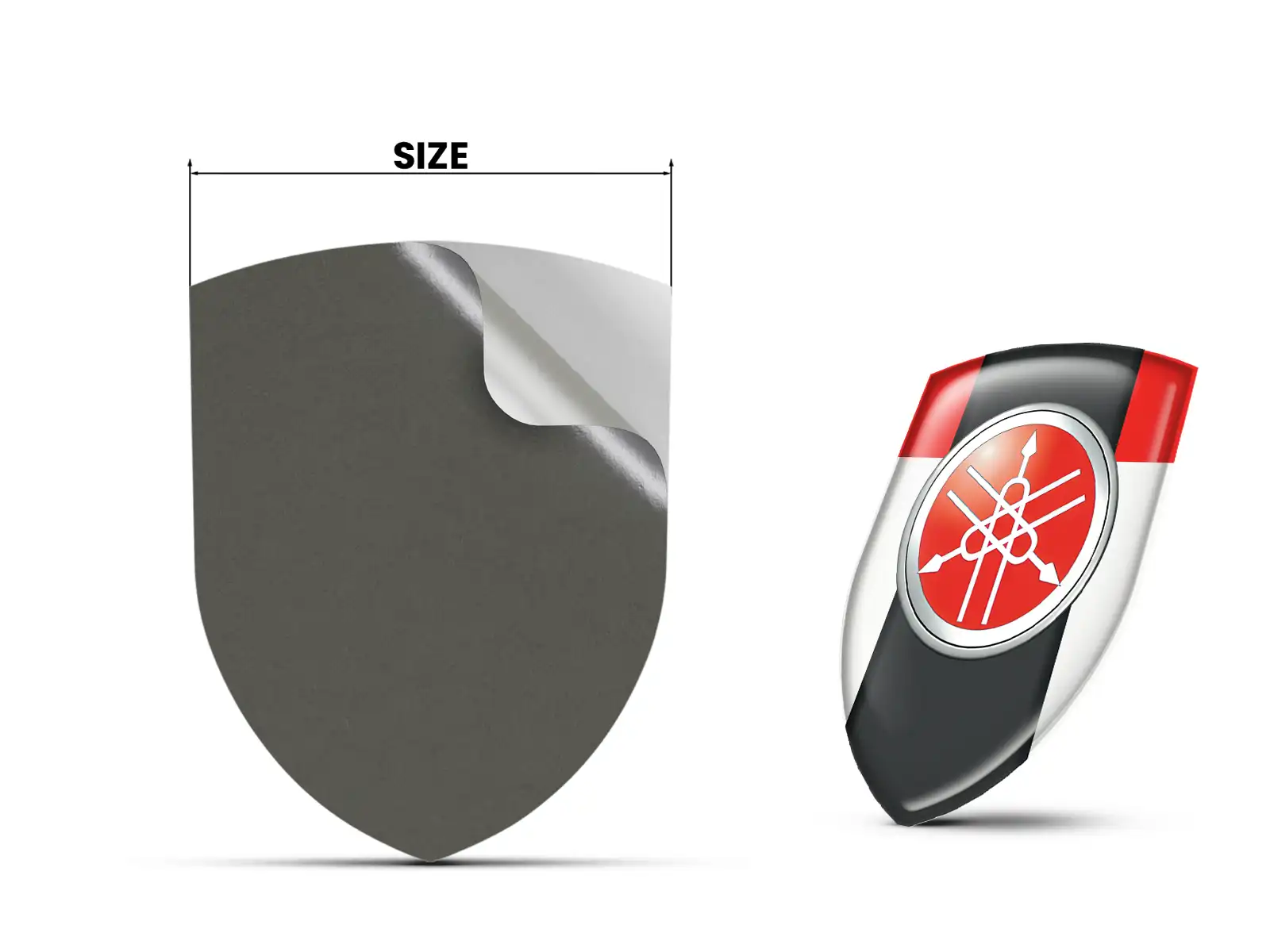 Yamaha Stickers Vitre Arrière Style Max Pro Résistants